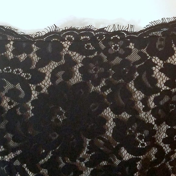 LIBERATED & FREE black lace strapless dress 10✨ - Picture 4 of 9